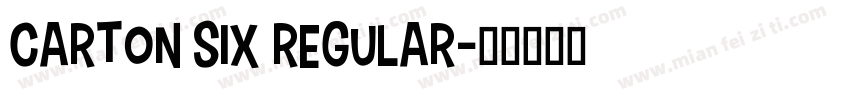 Carton Six Regular字体转换
